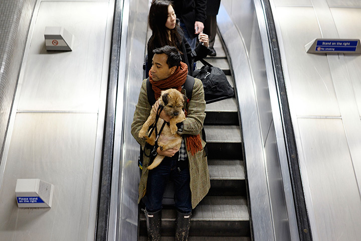 Do Something adventure: Rhik and Toby start on the tube at Paddington.