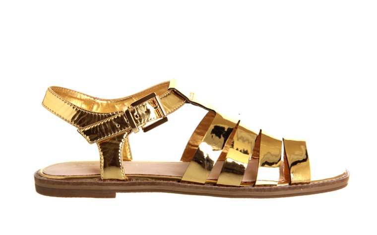 50 best flat sandals: 50 of the best flat sandals - gold sandals by office