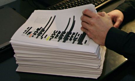 Documents with redacted information