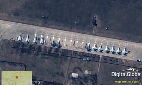 Russian fighter jets at Buturlinovka airbase