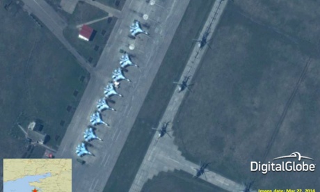 Russian fighters at Primorko-Akhtarsk airbase