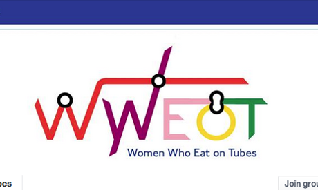 The Women Who Eat on Tubes Facebook group logo.