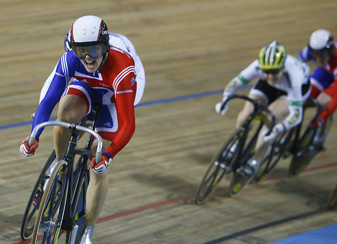 Brailsford timeline: Britain's Victoria Pendleton wins the keirin