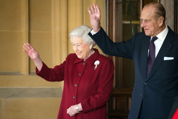 The Queen and Prince Philip bid a fond farewell to Irish President Michael D Higgins and his wife Sabina at Windsor Castle at the end of their official visit.