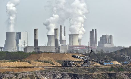 Coal mine and power station in Germany