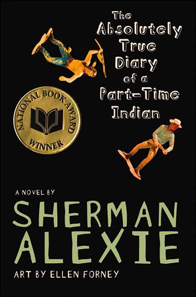 Most chellenged books: 3) The Absolutely True Diary of a Part-Time Indian, by Sherman Alexie was c