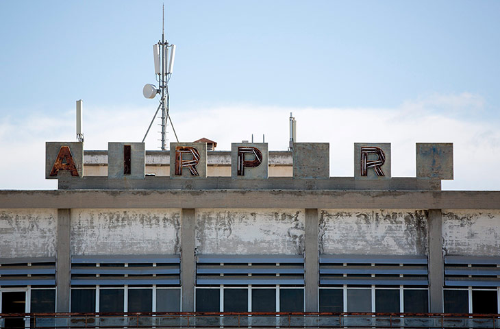 From the agencies: A view shows the abandoned Nicosia International Airport near Nicosia