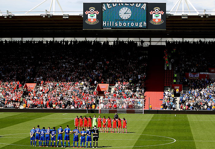 Hillsborough: Minute's silence at Southampton