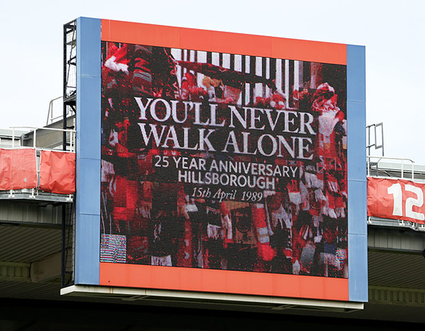 Hillsborough: Crystal Palace tribute
