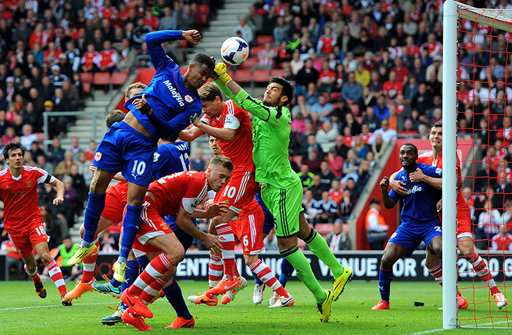 saturday round-up: Southampton keeper Paulo Gazzaniga punches clear 