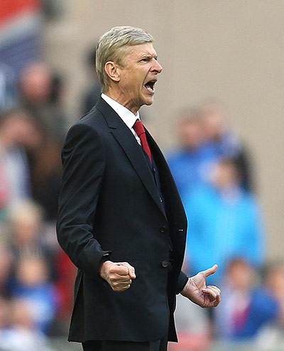 FA Cup semi: Arsene Wenger celebrates