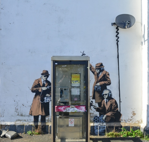There is yet to be any official confirmation that Banksy is responsible for the work, but it has all the hallmarks of the famously secretive street artist.