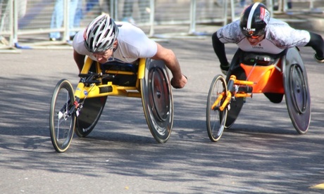 The wheelchair race
