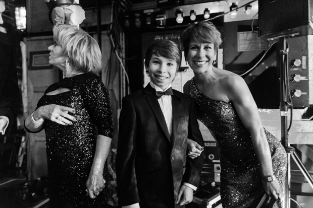 Elaine Paige, Bradley Perret and Anna-Jane Casey.