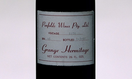 A bottle of 1959 Penfolds Grange 