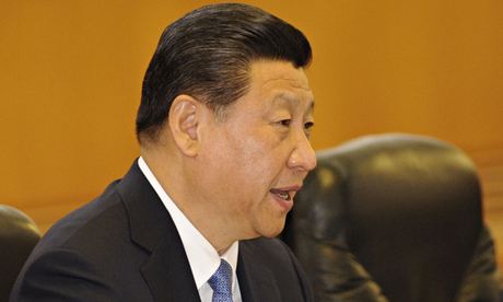 The Chinese president Xi Jinping pseaking