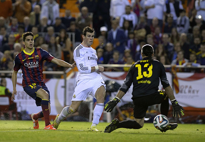 Copa del Rey..: Real Madrid's Welsh forward Gareth Bale