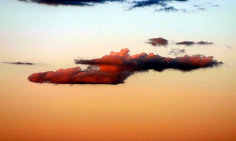 Taken at Head Harbor, Campobello Island, NB, Canada; Just a passing cloud at sunset.