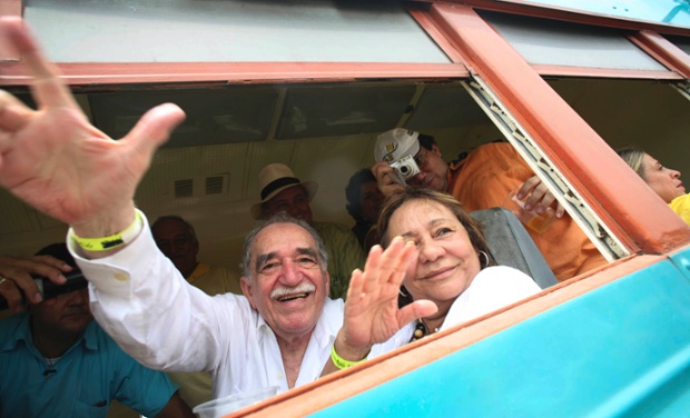 Gabriel García Márquez and his wife, Mercedes Barcha