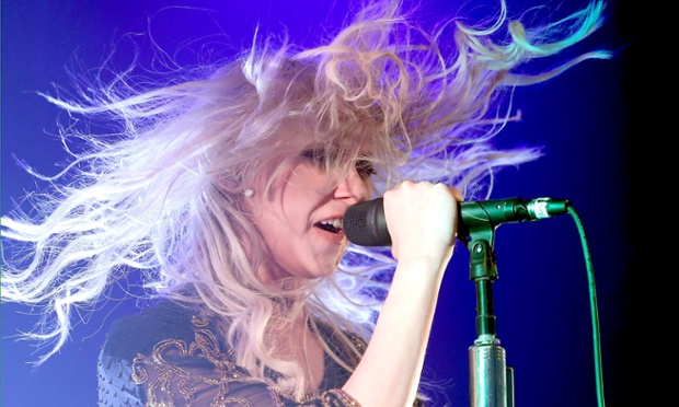 Taylor Momsen of Pretty Reckless performs at the Music Hall in Williamsburg, New York City.