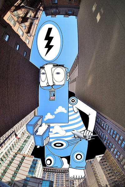 Lamadieu Thomas SkyArt : SkyArt Montreal