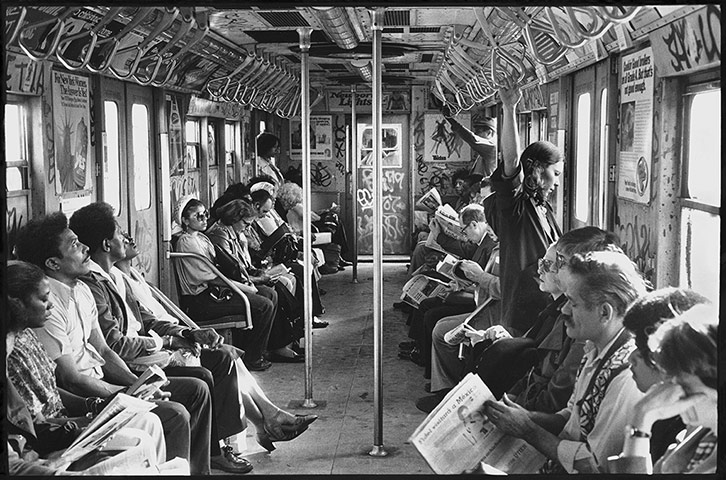 Danny Lyon: IRT 2, New York City, 1980