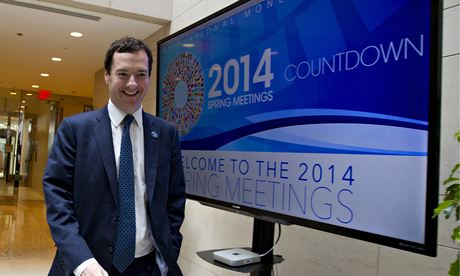 George Osborne during his trip to Washington DC.