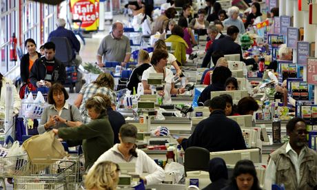 Supermarket shoppers