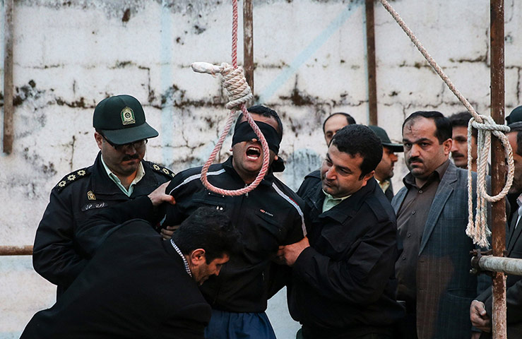 20 Photos: Balal, a convicted murderer, is brought to the gallows for his execution
