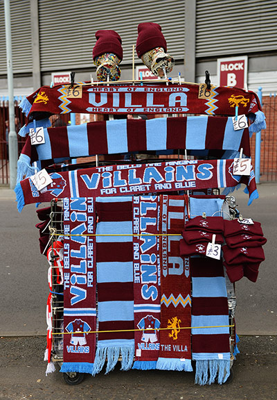 saturday roundup: Aston Villa scarves