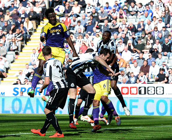 saturday round-up: Swansea City's Wilfried Bony scores