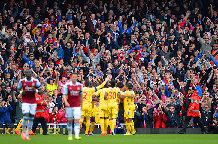 saturday round-up: Crystal Palace fans celebrate