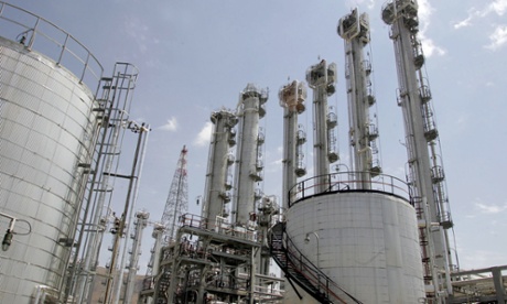 The heavy water plant in Arak, 320km south of Tehran. Photograph: Atta Kenare/AFP/Getty Images