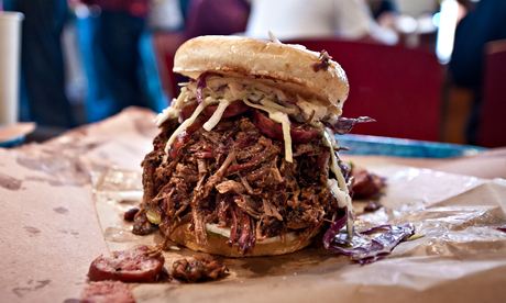 Franklin Barbecue's famous Tipsy Texan sandwich