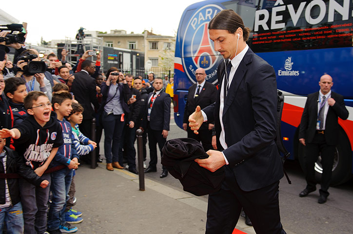 football: Zlatan arrives