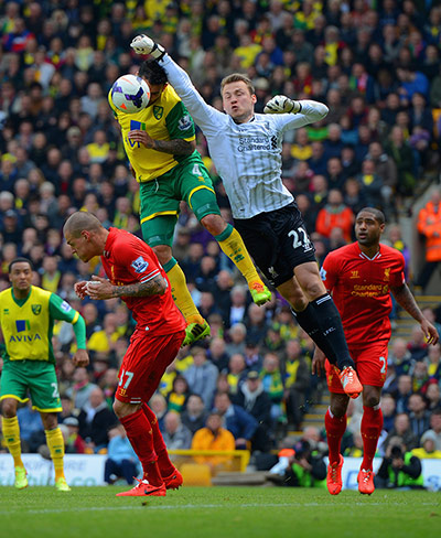 football..: Norwich City v Liverpool - Premier League