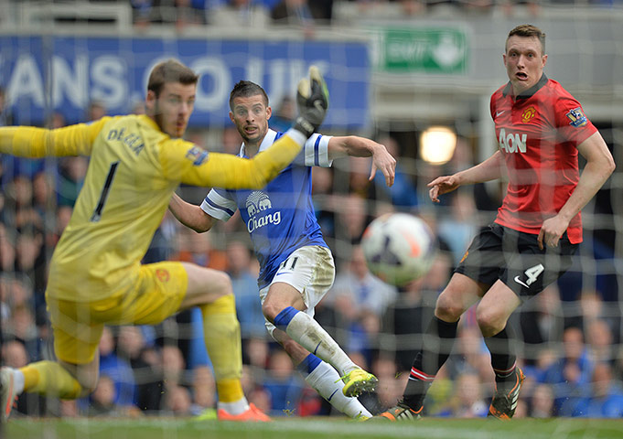 footy: Everton's Belgian striker Kevin Mirallas