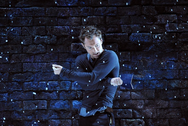 Jude Law (Hamlet) in Hamlet part of Donmar West End @ Wyndhams Theatre, London (Opening 3-06-09)