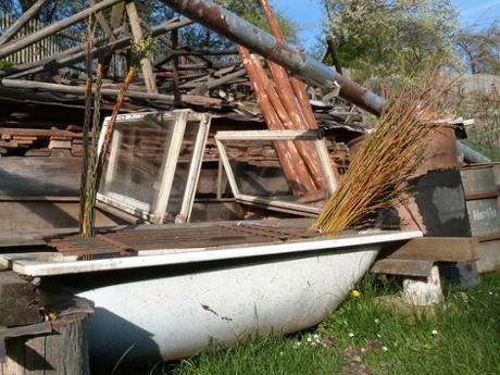 Czech pomlázka waiting to whip the women on Easter Monday