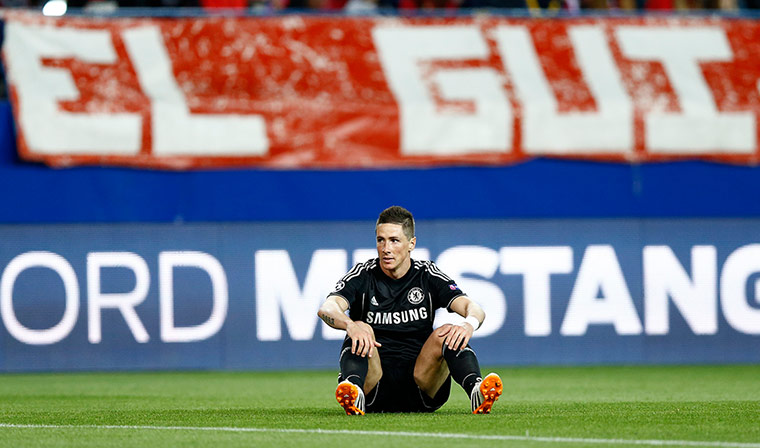 Atletico v chelsea: Fernando Torres