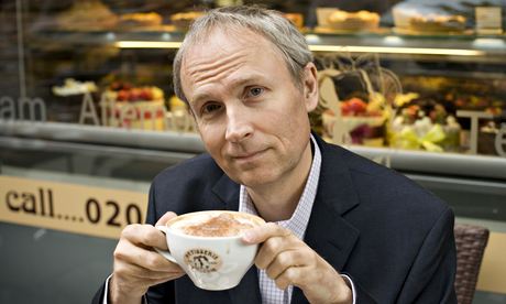 Luke Johnson at a branch of Patisserie Valerie