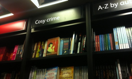 cosy crime book section