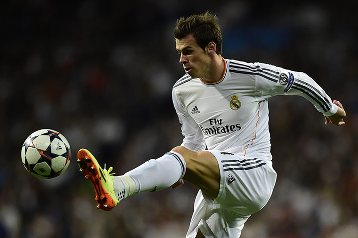 Champions League..: Real Madrid's Welsh forward Gareth Bale