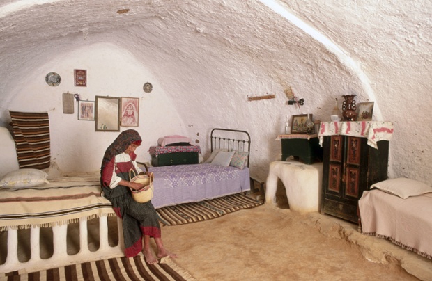 Unknown until the 1960s, this tiny underground town in southern Tunisia provided Bedouin residents with respite from the scorching desert sun. Also served as Luke Skywalker’s home in the 1977 film Star Wars Episode IV: A New Hope.