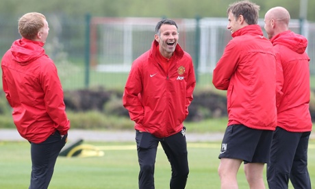 Ryan Giggs, promising to put smiles back on Manchester United faces, starts with his own