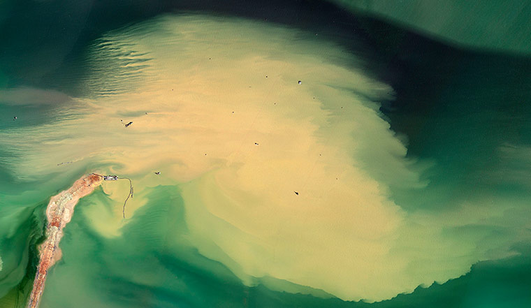 Mishka Henner: Cedar Point Oil Field, Harris County, Texas