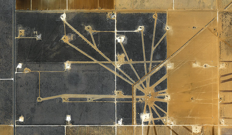 Mishka Henner: Levelland and Slaughter Oil and Gas Field, Texas