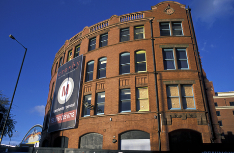 The former hacienda club in Manchester being converted into apartments.