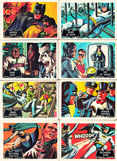 Batman: Bubble gum trading cards