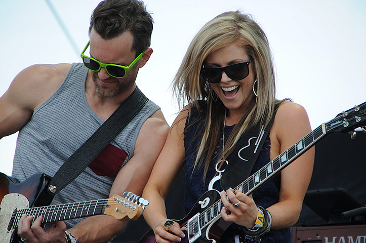 Stagecoach festival: Lindsay Ell performs at Stagecoach Festival